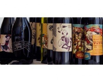 Ukrainian labels on imported wines