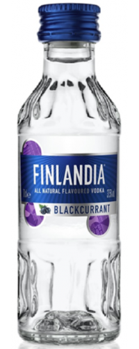Водка Финляндия (Finlandia) Черная смородина 0.05 л 37.5% (5099873001882)