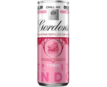 Напиток слабоалкогольный Gordon’s Pink Gin+Tonic 6,4% 0,25 л (5000289929936)