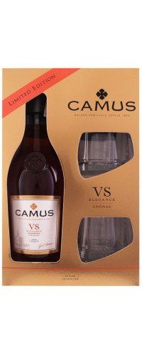Коньяк Camus VS Elegance 40% 0.7 c 2-мя бокалами (3028130068698)