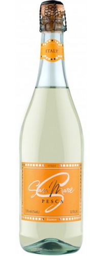 Вино игристое San Mare Pesca со вкусом персика белый сладкий 0.75 л 7.5% (8008820160678) 
