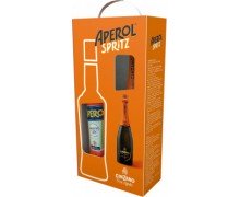 Набор Аперитив Aperol 0,7л + Вино игристое Cinzano Pro-Spritz белое сухое 0.75 л (4820180020225) Набор Аперитив Aperol 0,7л + Вино игристое Cinzano Pro-Spritz белое сухое 0.75 л (4820180020225)