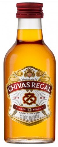Виски Chivas Regal (Чивас Ригал) 12 лет 0.05 л 40% (080432400340)