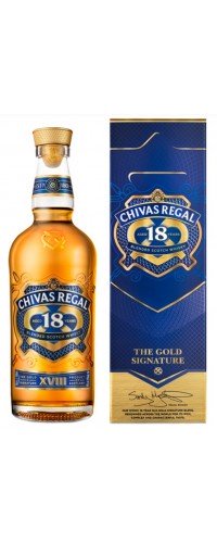 Виски Chivas Regal (Чивас Ригал) 18 лет 0.7 л 40% в коробке (5000299225004)