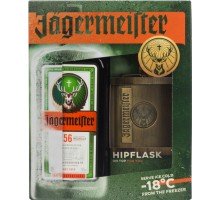 Ликер Jagermeister 35% 0.7л + Фляга