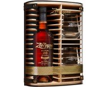 Ром Zacapa Cent 23 года выдержки 0.7 л 40% в подарочной упаковке с двумя бокалами (5010103998376)