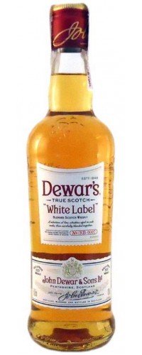 Виски Dewar's (Дьюарс) Вайт Лэйбл 40% 0,5л