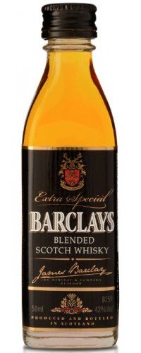 Виски Barclays Барклайс 0.05 л 40% (5038342800021)