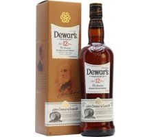 Виски Дьюарс 12-летний в подарочной коробке 40% 1.0л