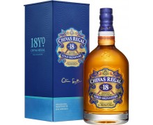 Виски Chivas Regal 18 лет 40% 1л в коробке (5000299255049)