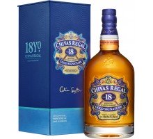Виски Chivas Regal 18 лет 40% 1л в коробке (5000299255049)