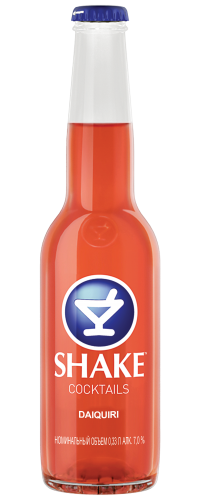 Упаковка слабоалкогольного напитка SHAKE Daiquiri 7% 0.33 л х 24 бутылки (4820097890102) 