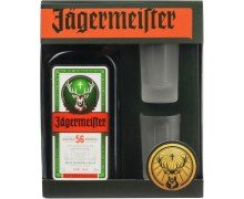 Лікер Jagermeister 35% 0.7л + Чарки