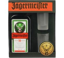 Ликер Jagermeister 35% 0.7л + Рюмки