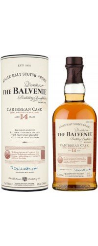 Виски Balvenie Caribbean Cask 14 лет 43% 0.7л (5010327524566)