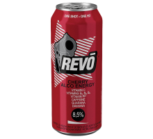 Упаковка Revo Cherry Alco Energy 8.5% 0.5 л x 24 шт (4820097892328)