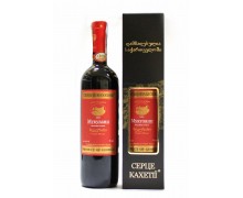 Вино Серце Кахетії Мукузани червоне сухе 0.75 л 12% (4820135490066)