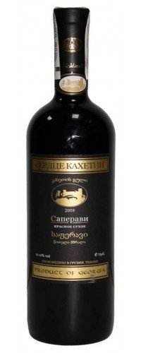 Вино Сердце Кахетии Саперави красное сухое 1.5 л 12% (4820135490189)