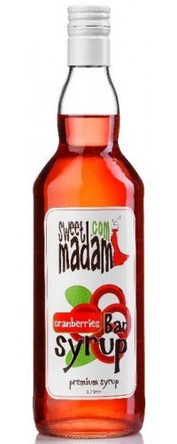 Сироп барный Sweet Madam Клюква 0.7л