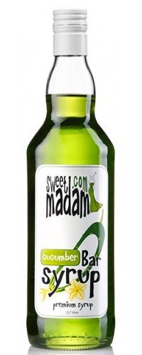 Сироп коктейльный Sweet Madam Огурец 0,7л