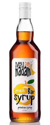 Сироп коктейльный Sweet Madam Персик 0,7л