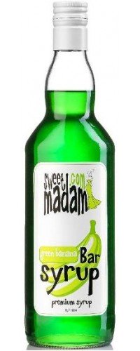Сироп коктейльный Sweet Madam Зеленый банан 0.7л
