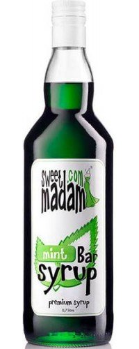 Сироп коктейльный Sweet Madam Мята 0.7л