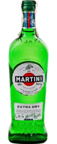 Вермут Martini Extra Dry сухой 0.5 л 18% (5010677932004)