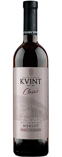 Вино Kvint Мерло червоне сухе 0.75 л 12.8% (4840709001122)