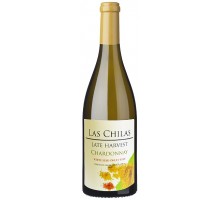 Las Chilas Late Harvest Chardonnay white semi-sweet wine 
