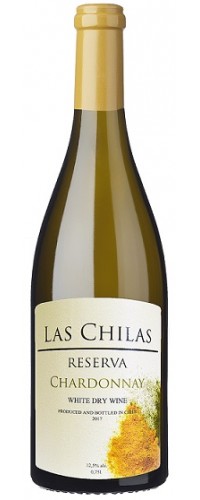 Вино белое сухое Las Chilas Reserva Chardonnay 0,75л