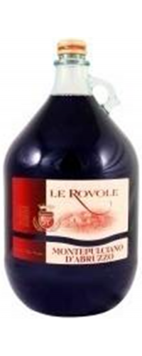 Вино Verga Le Rovole Montepulciano D'abruzzo красное сухое 5л