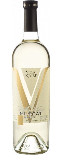 Вино Villa Krim Мускат біле напівсолодке 0.75л 9-12% (4820024225007)