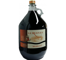 Вино Verga Le Rovole Merlot Veneto красное сухое 5л