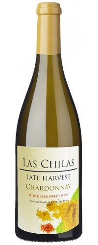 Вино белое полусладкое Las Chilas Late Harvest Chardonnay 0,75л