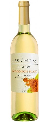 Вино белое сухое Las Chilas Reserva Sauvignon Blanc 0,75л
