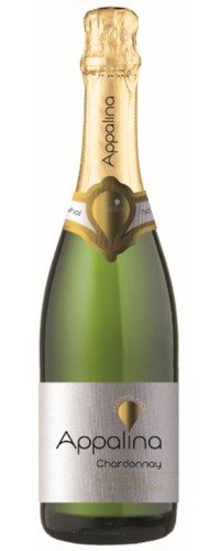 Вино игристое Appalina Chardonnay Sparkling белое полусладкое 0.75 л 0.01% (4049366003290)