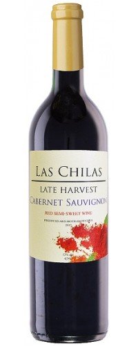 Вино красное полусладкое Las Chilas Late Harvest Cabernet Sauvignon 0,75л