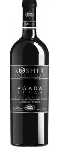 Вино Kosher Агада красное полусухое 0.75 л 9-14% (4820024227810)