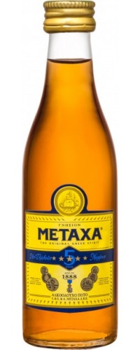 Бренди Метакса Metaxa 5* 38% 0.05 л (5202795120184)