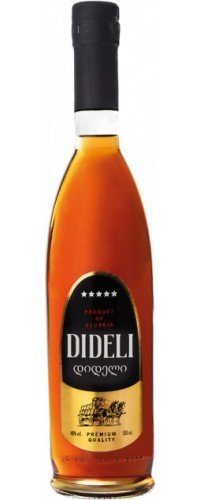 Бренди Dideli 5 звезд 40% 0.5л (4860105084680)