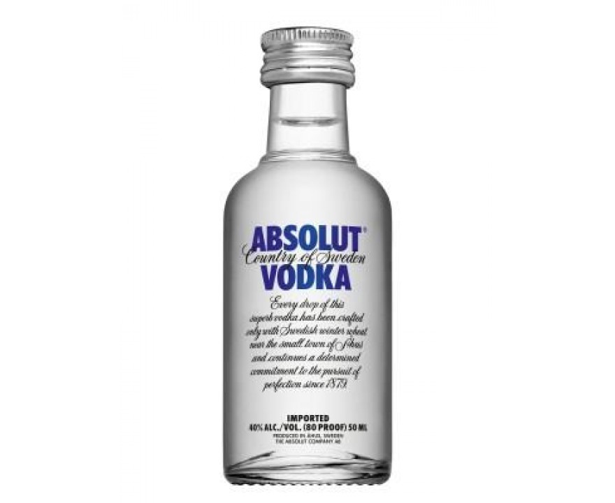 Купити горілку Absolut (Абсолют) 0.05 л 40% (7312040017508) в