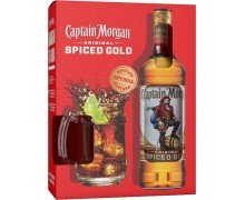 Ром Captain Morgan Spiced Gold 0.7л + кружка (8680325258274)
