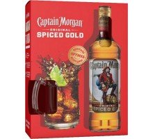 Ром Captain Morgan Spiced Gold 0.7л + кружка (8680325258274)