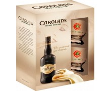 Carolans Liqueur in box with 2 glasses, 0.7 L