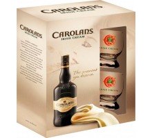 Ликер Carolans +2 стакана 17% 0,7 л