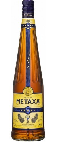 Бренді Метакса Metaxa 5 * 0.7 л 38% (5202795120054)