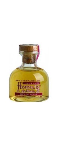Текила Herencia De Plata 100% Agava Anejo 38% 0.05л (7501054834786)