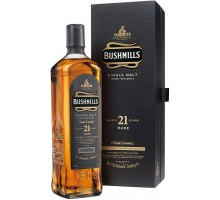 Bushmills Single Malt 21 YO whiskey 0.7L in box Bushmills Single Malt 21 YO whiskey 0.7L in box