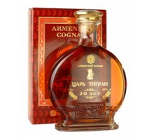 Коньяк "Цар Тигран" 20-річний в подарунковій коробці 0,5л